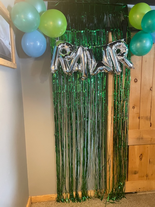 Birthday party room decorations